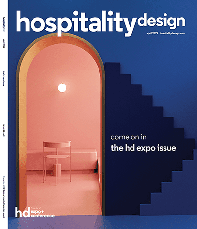 Lien vers la publication Atelier Barda featured in Hospitality Design Magazine with Kanuk